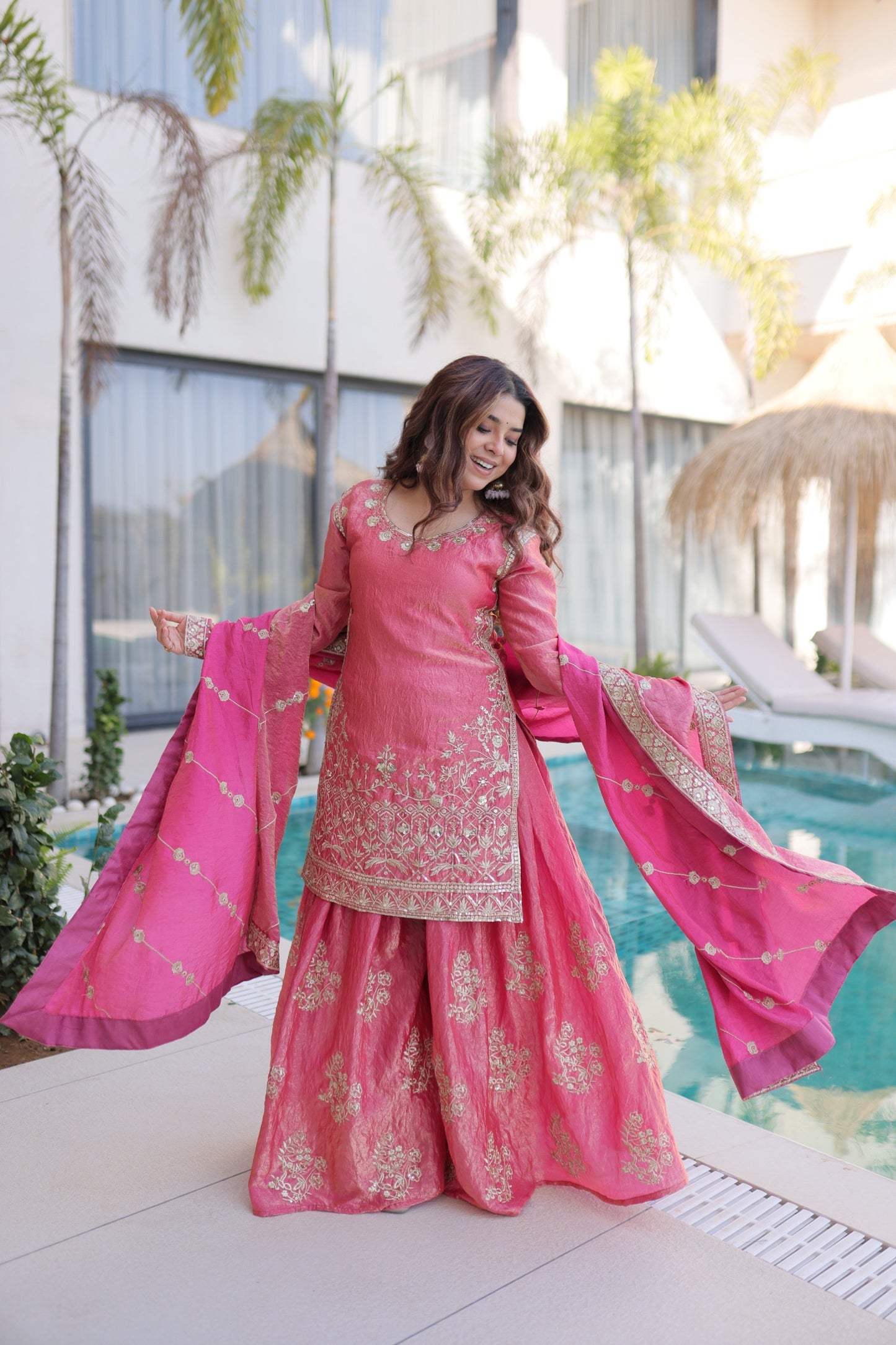 Party wear sharara suits