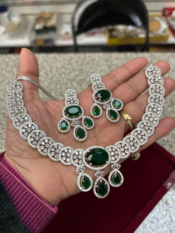 AD necklace set by Kurti Connection USA