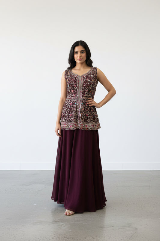 Party wear sharara suit