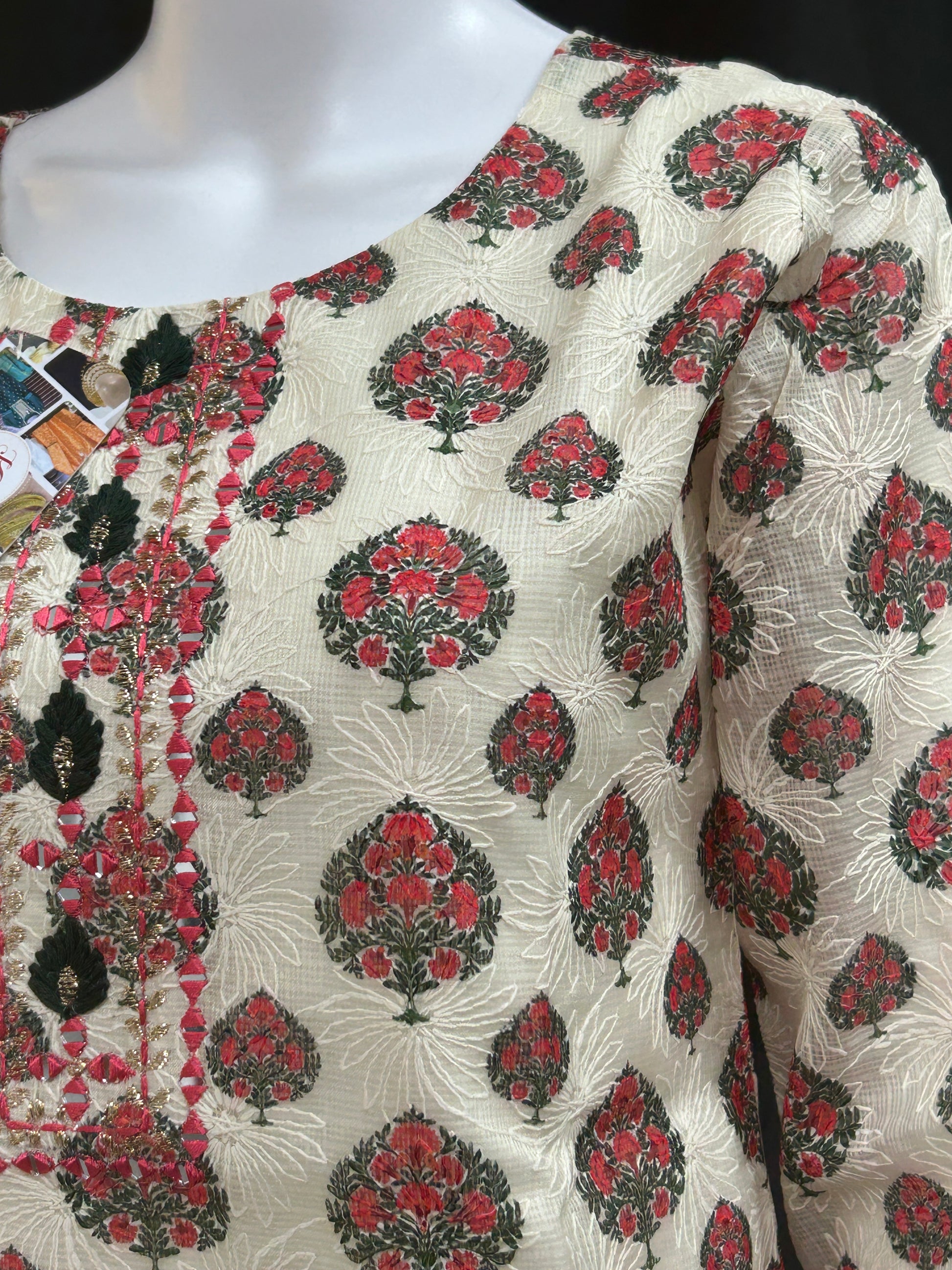 Pure cotton Kurti with lining by Kurti Connection USA