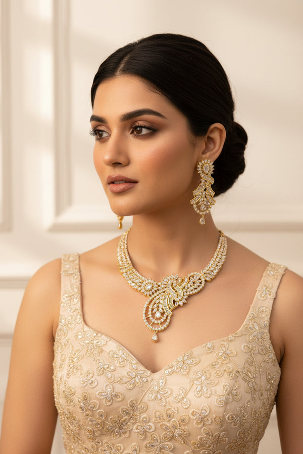 AD necklace set by Kurti Connection USA